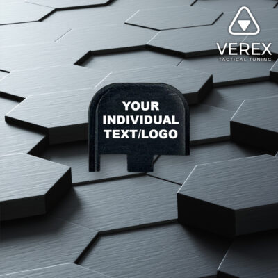 Slim-Line Backplate "Individueller Text / Logo"