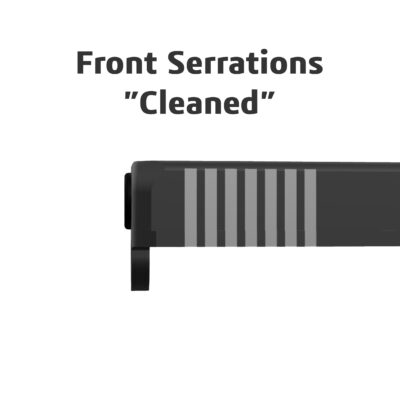 Front Serrations mit "Cleaning"